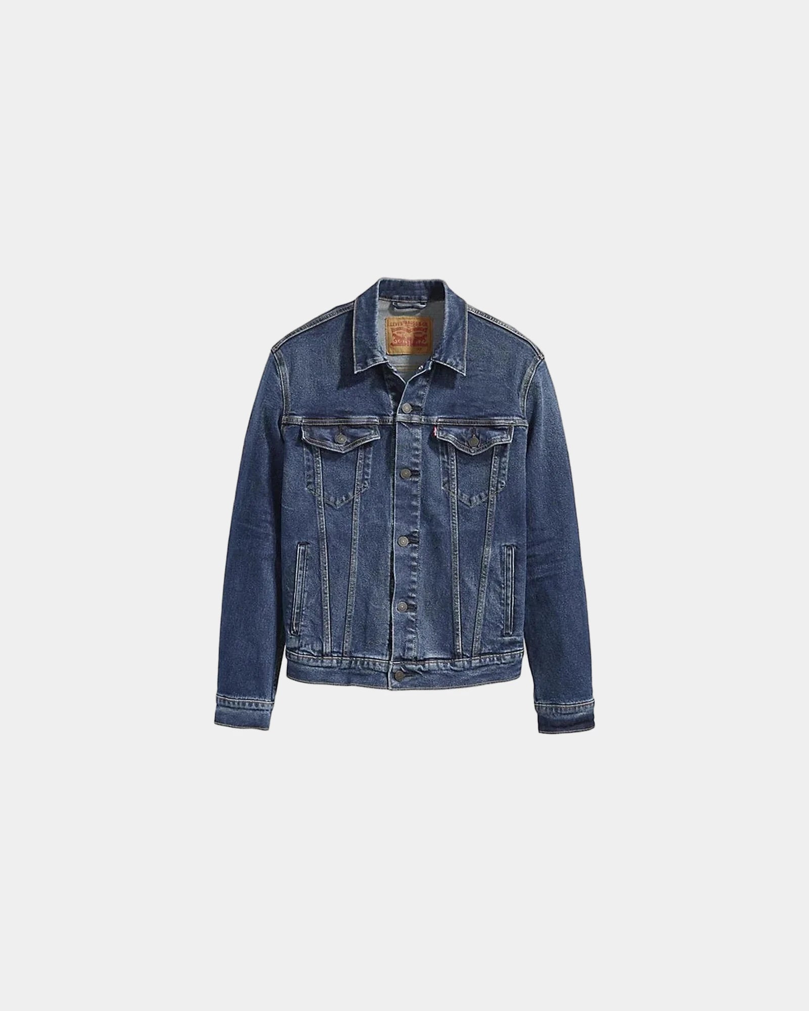 Custom cotton men's trucker jacket with Red Tab - Colusa2.0 0322